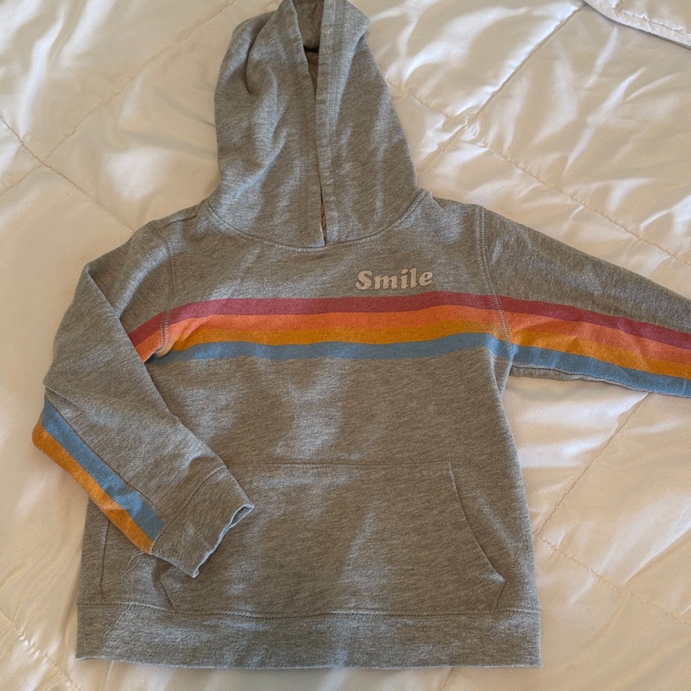 Kids Peek Smile Rainbow Hoodie